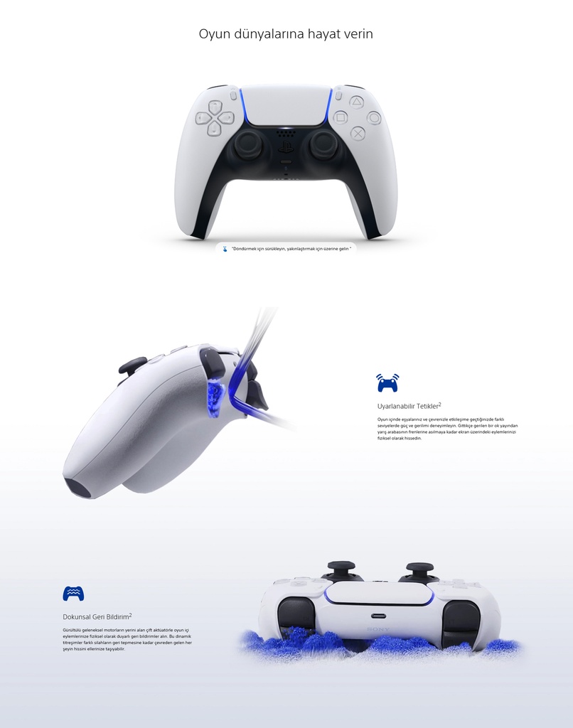 Sony Playstation 5 Dualsense Controller White V2 | Sharaf Electro